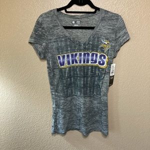 Minnesota Vikings V Neck Shirt (NWT)